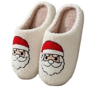 NWT Women’s Santa House Shoes Holiday Casual Slippers - Size 8